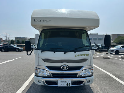トヨタ令和2年・キャンピング車（カムロード）・7人乗り