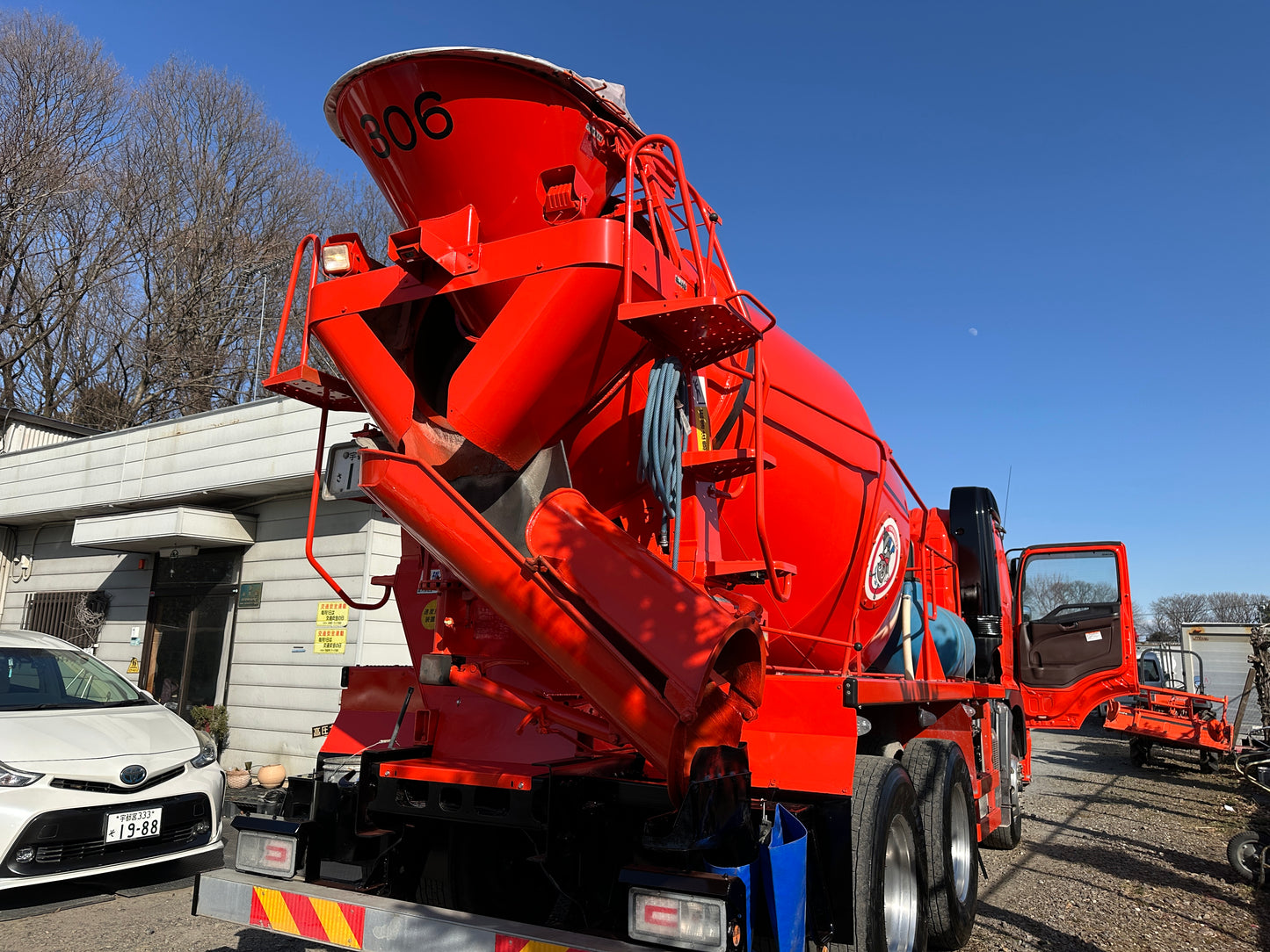 Hino Concrete Mixer Truck | Heavy Duty Construction Vehicle | Japan Stock